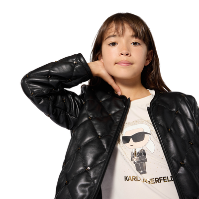 Tee-shirt manches courtes KARL LAGERFELD KIDS FILLE