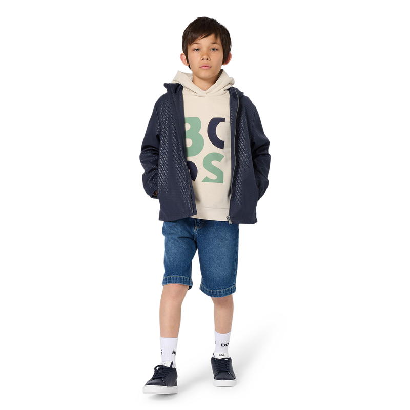 SNEAKERS MET VETERS BOSS 
                        BOY