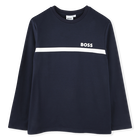 Tee-shirt manches longues, BLEU CARGO, hi-res