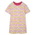 Fleece jurk met print HUGO 
                    GIRL