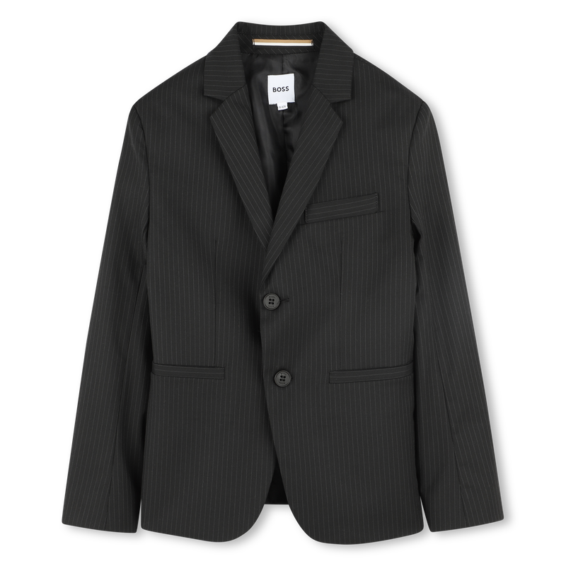 Veste boutonnée à rayures BOSS 
                        GARCON