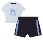 T-shirt imprim&eacute; et short BOSS 
                    GARCON
