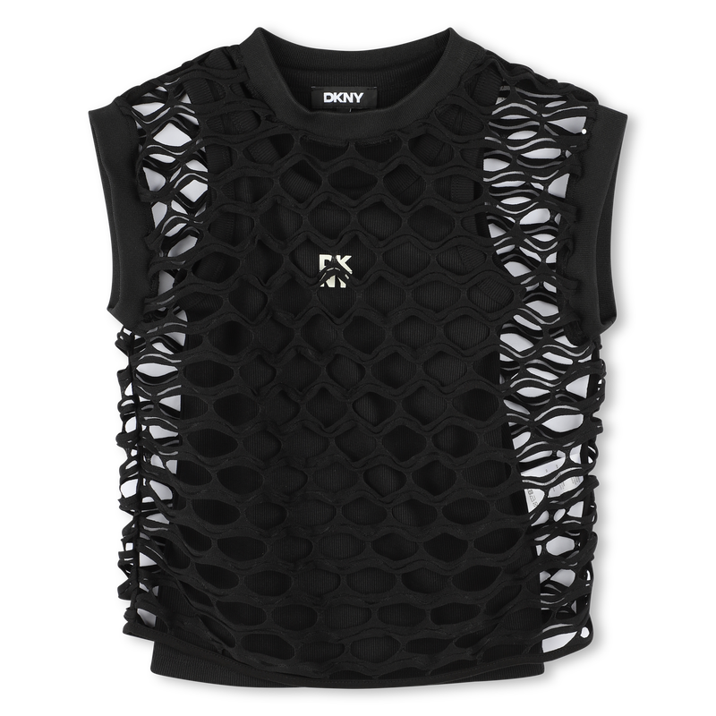 2-in-1 T-shirt in twee kleuren DKNY 
                        GIRL