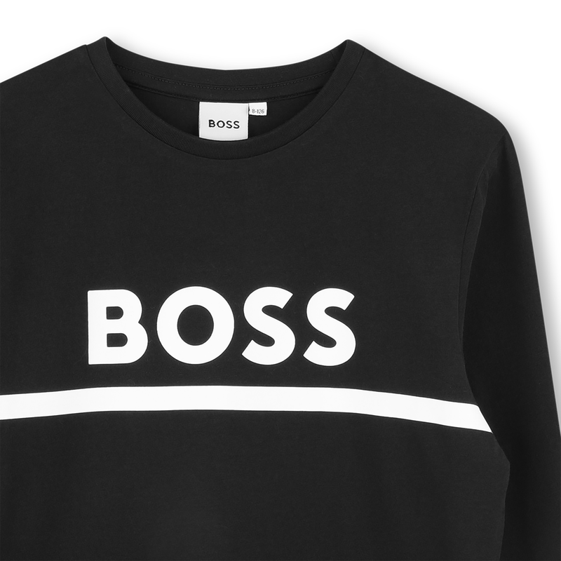 TEE-SHIRT MANCHES LONGUES BOSS 
                        GARCON