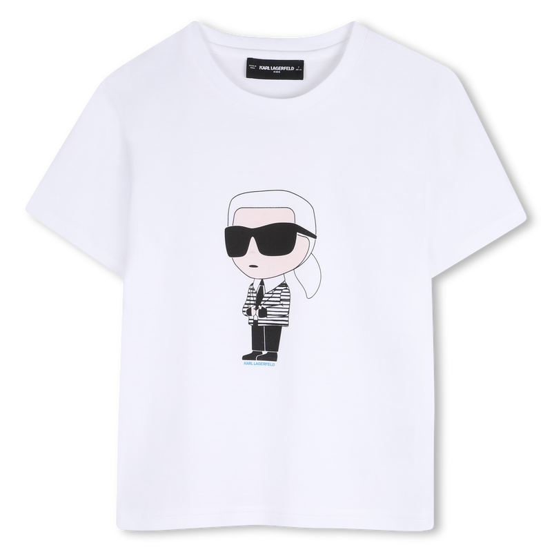 T-SHIRT MANCHES COURTES KARL LAGERFELD KIDS 
                        GARCON