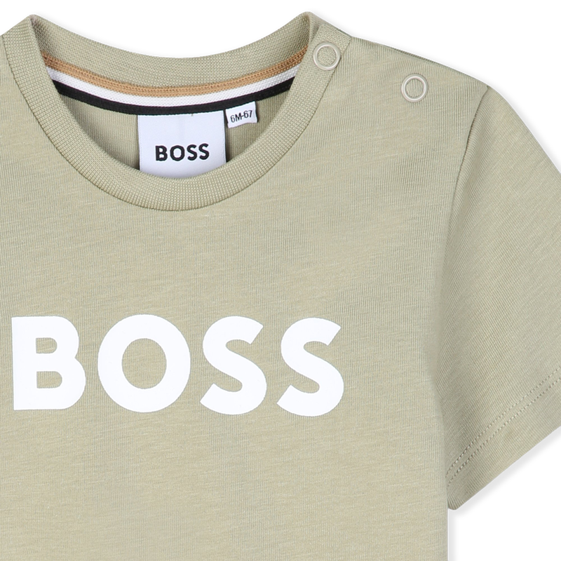 T-shirt met korte mouwen BOSS 
                        BOY