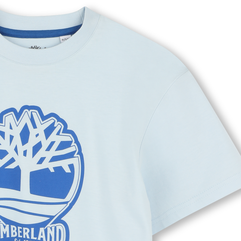 Tweekleurig T-shirt met logo TIMBERLAND 
                        BOY