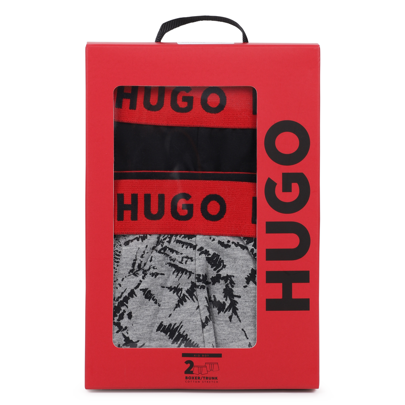LOT DE 2 BOXERS HUGO 
                        GARCON