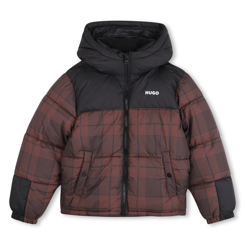 Doudoune &agrave; capuche HUGO 
                        GARCON