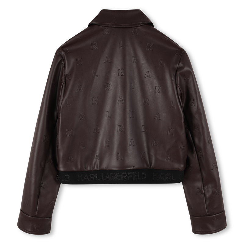 Veste avec fermeture zippée KARL LAGERFELD KIDS 
                        FILLE