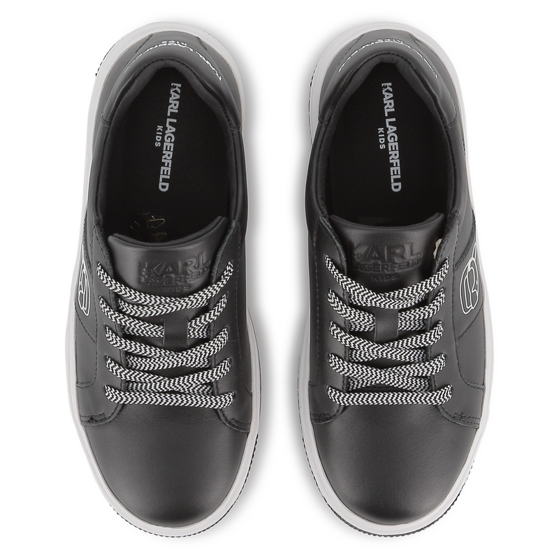 Baskets basses à lacets KARL LAGERFELD KIDS 
                        UNISEXE