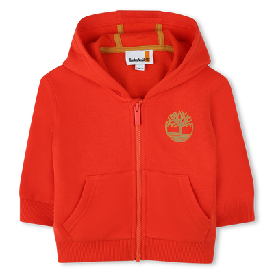Sweat-shirt zipp&eacute; &agrave; capuche TIMBERLAND GARCON