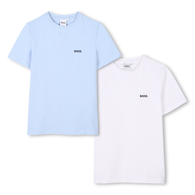 Set van 2 katoenen T-shirts BOSS 
                        BOY