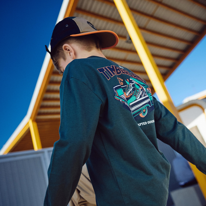 Tee-shirt manches longues en jersey TIMBERLAND 
                        GARCON