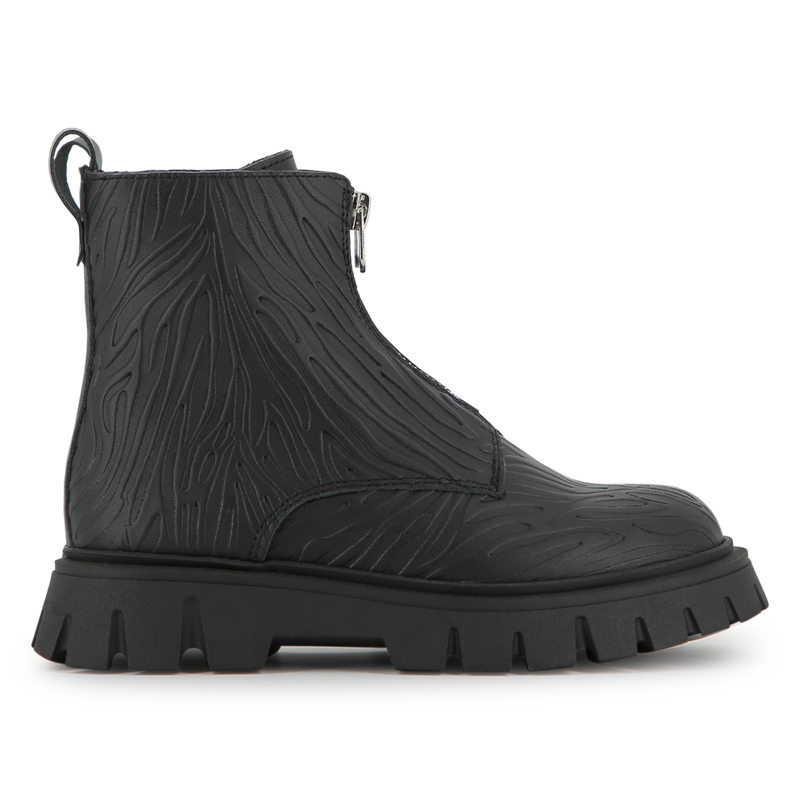 Bottines en cuir de vachette MARC JACOBS 
                        FILLE