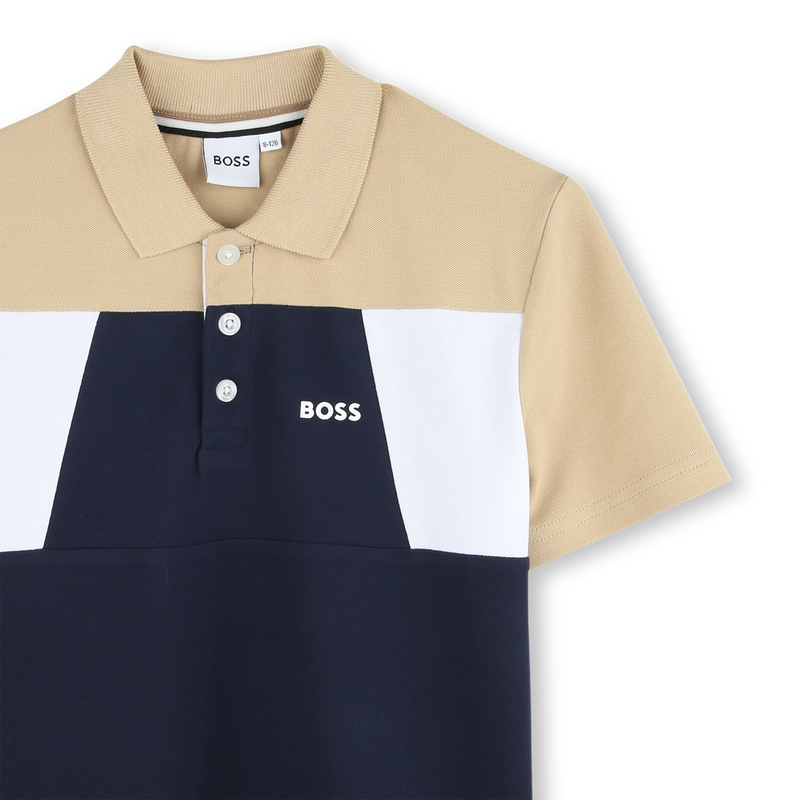 Polo blocs de couleurs BOSS 
                        GARCON