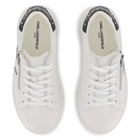 Basket en cuir de vachette KARL LAGERFELD KIDS 
                    FILLE