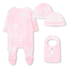 Ensemble pyjama, bavoir et bonnet BOSS 
                    FILLE