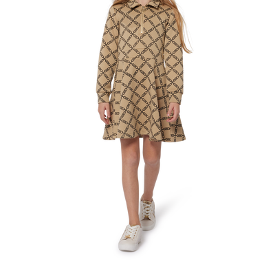Jurk met rits en lange mouwen MICHAEL KORS GIRL