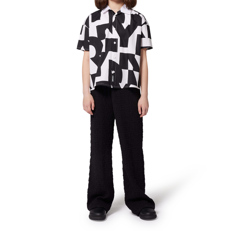 Katoenen overhemd korte mouwen DKNY 
                        UNISEX