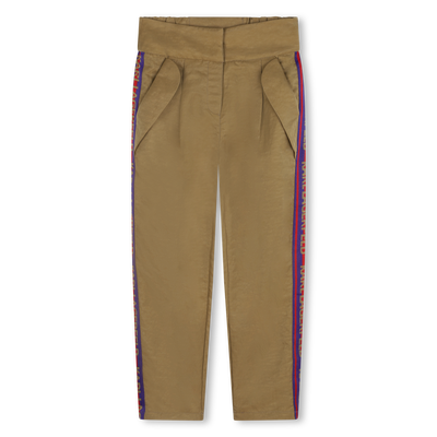 Pantalon avec bandes ray&eacute;es KARL LAGERFELD KIDS FILLE