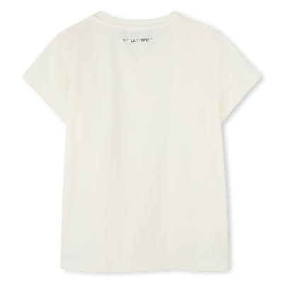T-shirt met korte mouwen KARL LAGERFELD KIDS GIRL
