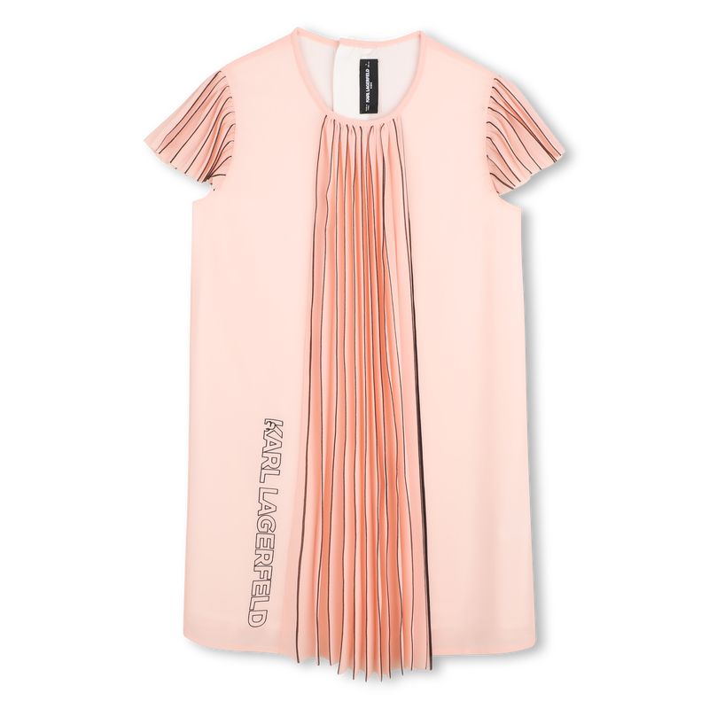 Korte mouwen jurk KARL LAGERFELD KIDS 
                        GIRL