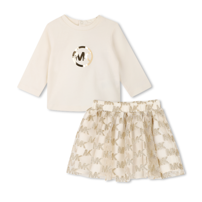 T-shirt en rok set MICHAEL KORS 
                        MEISJE