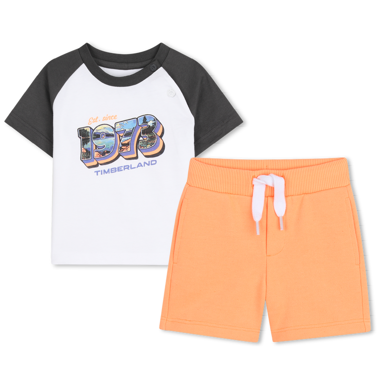 SET T-SHIRT EN KORTE BROEK TIMBERLAND 
                        BOY