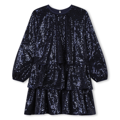 Robe volant&eacute;e orn&eacute;e de sequins BILLIEBLUSH FILLE
