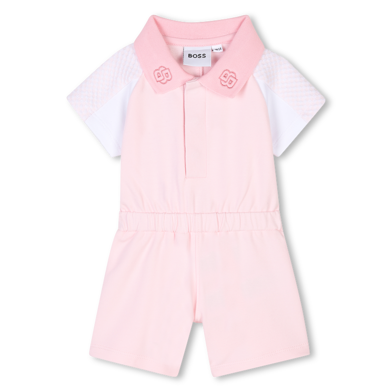 Fleece pakje met inzetstukken BOSS 
                        GIRL