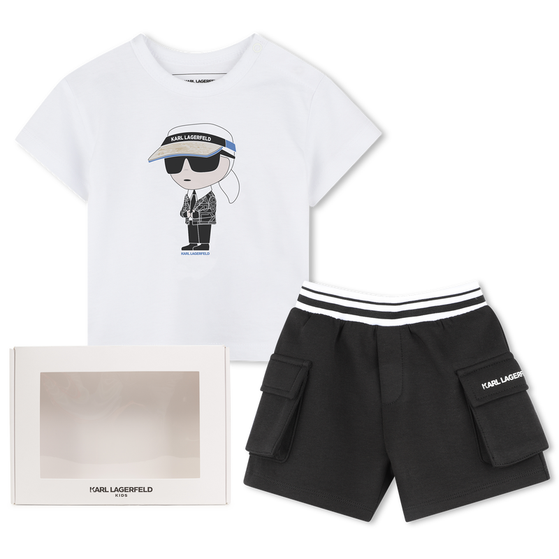 T-SHIRT+SHORT KARL LAGERFELD KIDS 
                        BOY