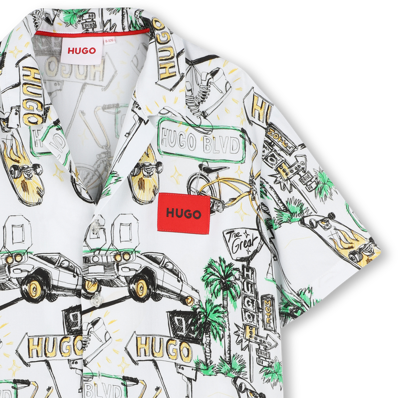 Chemise &agrave; manches courtes HUGO 
                        GARCON