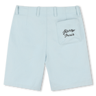 Bermuda &agrave; broderie KENZO KIDS 
                    GARCON