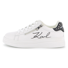 Basket en cuir de vachette KARL LAGERFELD KIDS 
                    FILLE