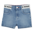 Short met zakken in jeansstof HUGO 
                    GIRL