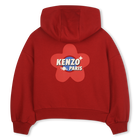 Sweat &agrave; capuche en molleton KENZO KIDS 
                    FILLE