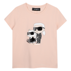 Tee-shirt manches courtes KARL LAGERFELD KIDS 
                    FILLE