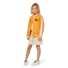 Katoenen rok met badges KENZO KIDS 
                    GIRL