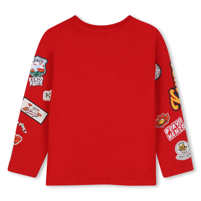 Tee-shirt manches longues KENZO KIDS FILLE