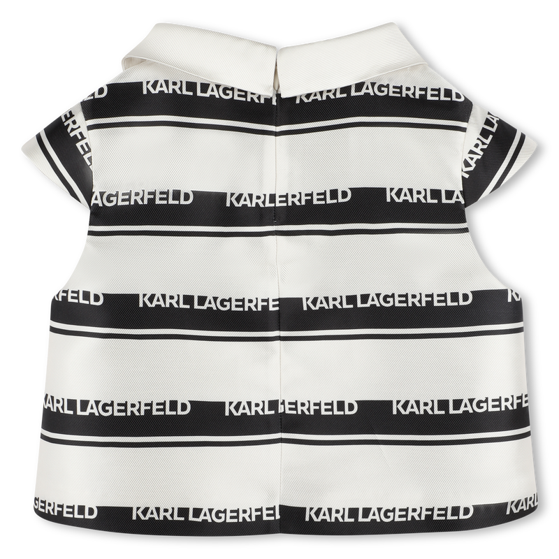 Blouse &agrave; rayures sigl&eacute;es KARL LAGERFELD KIDS 
                        FILLE