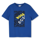 T-shirt met korte mouwen, ELECTRISCH BLAUW, hi-res