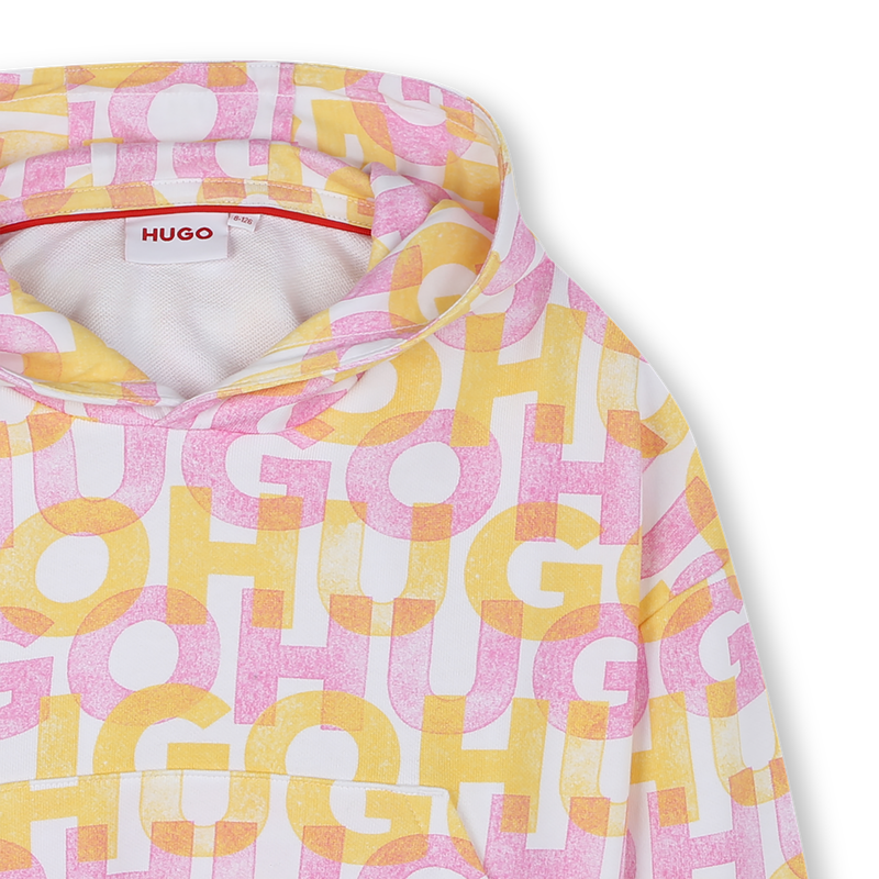 Sweat-shirt &agrave; capuche HUGO 
                        FILLE