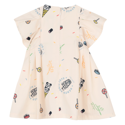 POPLIN JURK KENZO KIDS GIRL