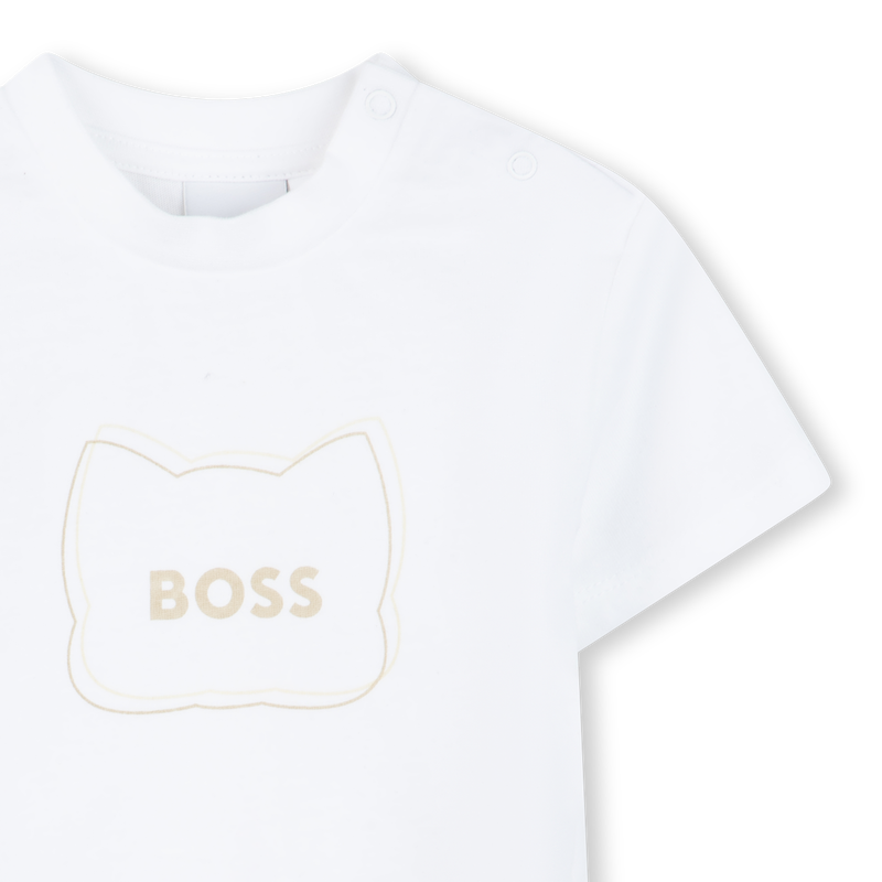 ENSEMBLE T-SHIRT + SWEAT+ SHORT BOSS 
                        GARCON