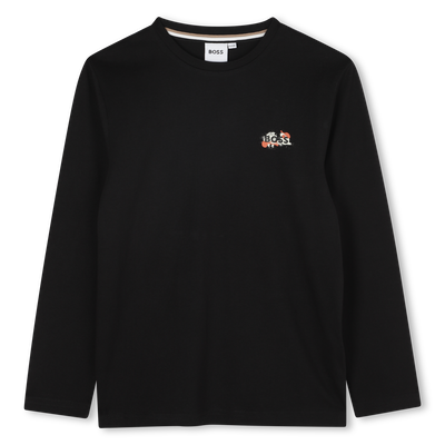 T-shirt &agrave; manches longues BOSS GARCON