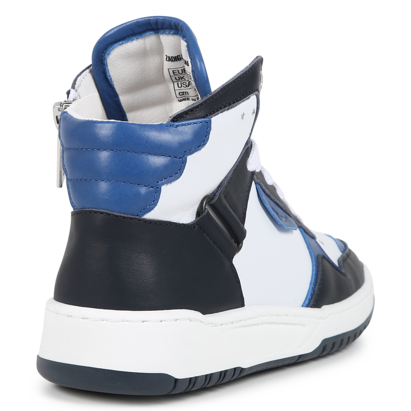 Baskets zipp&eacute;es en cuir ZADIG & VOLTAIRE 
                        GARCON