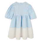 Robe &eacute;vas&eacute;e bicolore KENZO KIDS 
                    FILLE