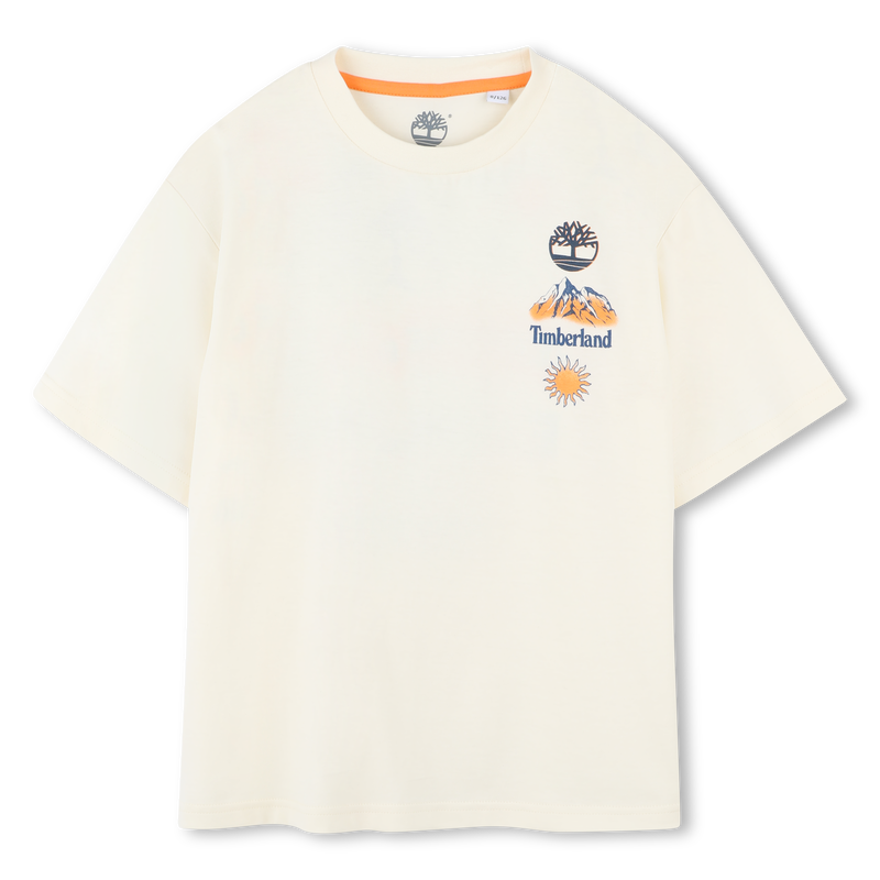Wijd T-shirt met bergprint TIMBERLAND 
                        BOY