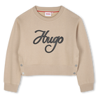 Sweat-shirt col rond, SAND, hi-res